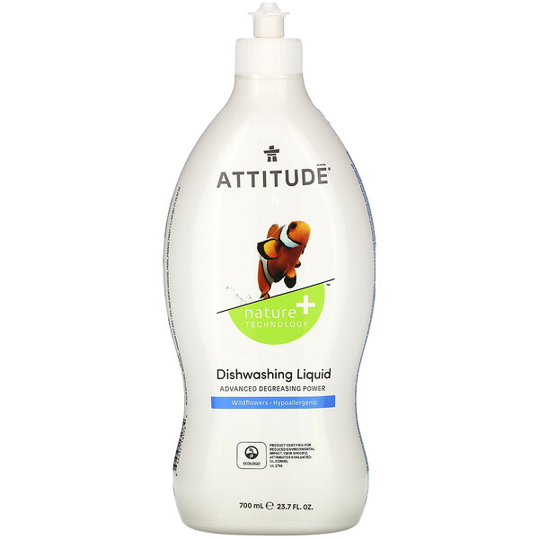 ATTITUDE‏, Dishwashing Liquid, Wildflowers, 23.7 fl oz (700 ml)