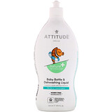 ATTITUDE, Little One, Жидкое средство для мытья детских бутылочек и посуды, Грушевый нектар, 23,7 ж. унц.(700 мл) отзывы