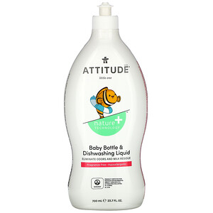 Аттитуде, Baby Bottle & Dishwashing Liquid, Fragrance-Free, 23.7 fl oz (700 ml) отзывы покупателей