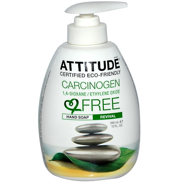 ATTITUDE, Hand Soap, Revival, 10 fl oz (295 ml) (Discontinued Item) 
