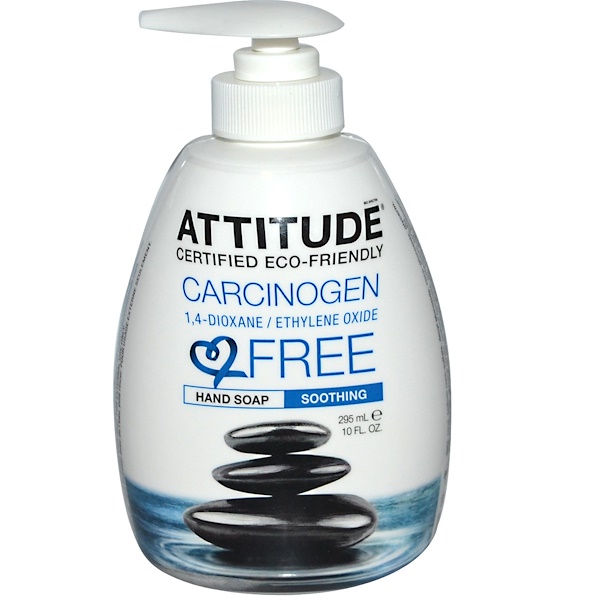 ATTITUDE, Hand Soap, Soothing, 10 fl oz (295 ml) (Discontinued Item) 