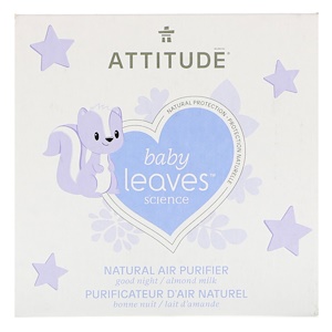 Отзывы о Аттитуде, Baby Leaves Science, Natural Air Purifier, Almond Milk, 8 oz (227 g)