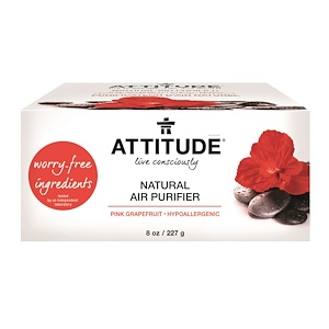 ATTITUDE, Натуральный очиститель воздуха, Розовый грейпфрут, 8 унций (227 г)