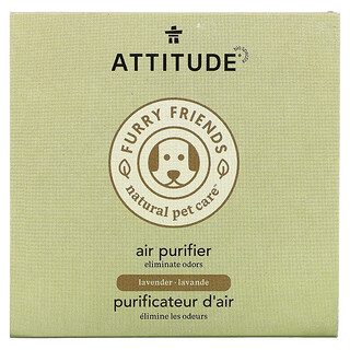 ATTITUDE, Furry Friends Natural Pet Care，空氣淨化劑，薰衣花草味，8 盎司（227 克）