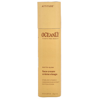 ATTITUDE, Oceanly™，植萃亮澤面霜，1 盎司（30 克）