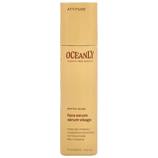 ATTITUDE, Oceanly™, Phyto-Glow Face Serum, 1 oz (30 g)