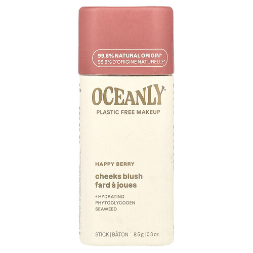 ATTITUDE, Oceanly™, Cheeks Blush, Wangenrouge, „Happy Berry“, 8,5 g (0,3 oz.)