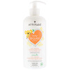 ATTITUDE, Baby Leaves Science, 2-In-1 Natural Shampoo & Body Wash, Pear Nectar, 16 fl oz (473 ml)