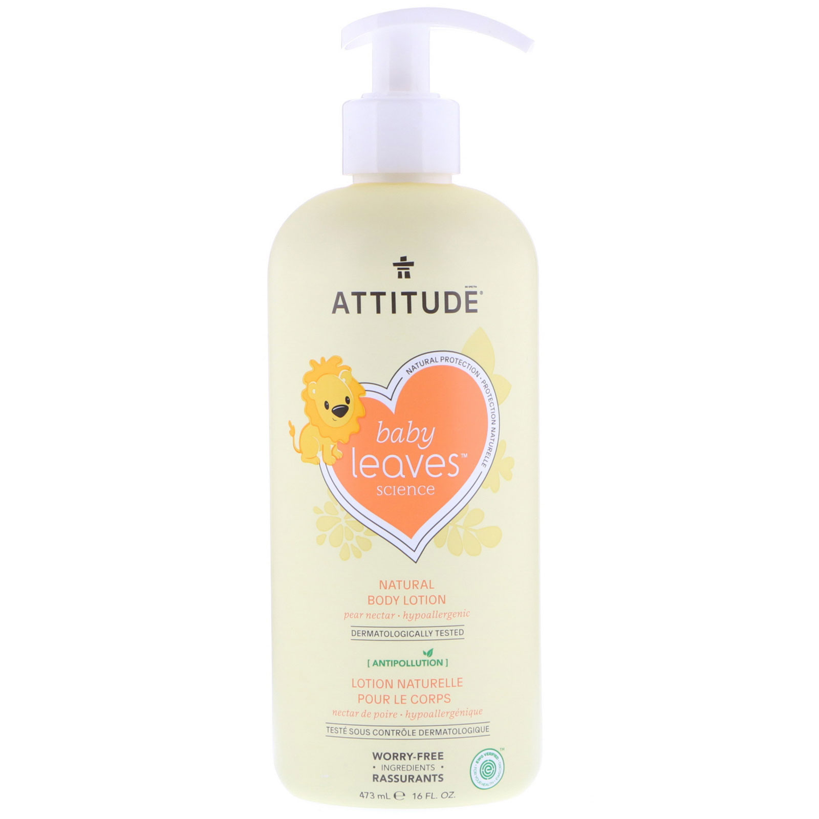 attitude baby lotion