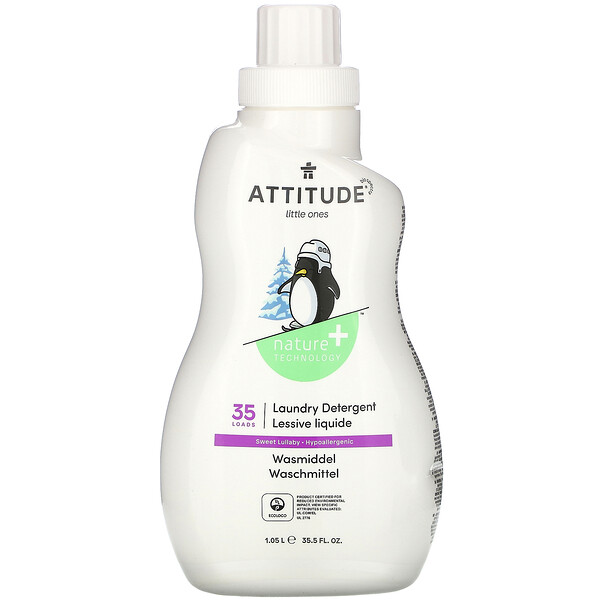 ATTITUDE‏, Little Ones, Laundry Detergent, Sweet Lullaby, 35 Loads, 35.5 fl oz (1.05 l)