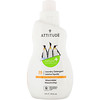 ATTITUDE, Laundry Detergent, 35 Loads, Citrus Zest, 35.5 fl oz (1.05 l)