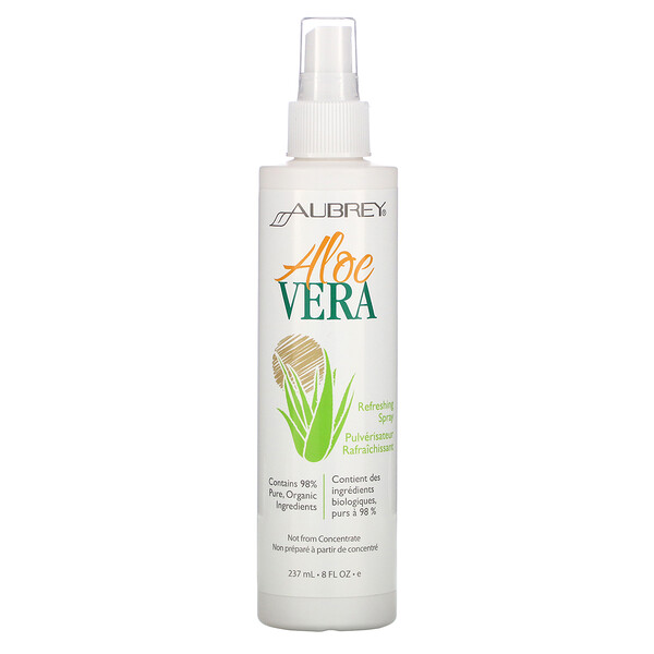 Aubrey Organics, Refreshing Spray, Aloe Vera, 8 fl oz (237 ml)