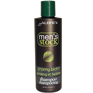 Обри Органикс, Men's Stock, Shampoo, Ginseng Biotin , 8 fl oz (237 ml) отзывы покупателей