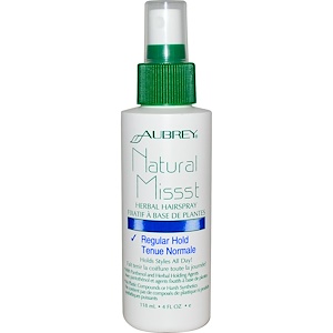 Отзывы о Обри Органикс, Natural Missst, Herbal Hairspray, 4 fl oz (118 ml)