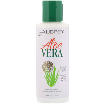 Aubrey Organics Aloe Vera, 4 fl oz (118 ml)