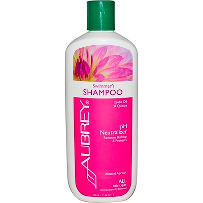 

Aubrey Organics Swimmer's Shampoo, рН нейтрализатор, для всех типов волос, 11 жидких унций (325 мл)