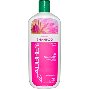 Aubrey Organics, Swimmer's Shampoo, рН нейтрализатор, для всех типов волос, 16 жидких унций (473 мл)