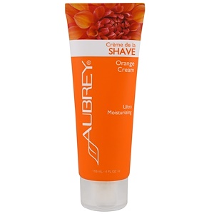 Обри Органикс, Creme de la Shave, Orange Cream, 4 fl oz (118 ml) отзывы