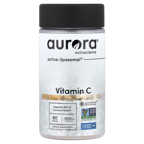 Aurora Nutrascience, Vitamin C, 60 Kapseln