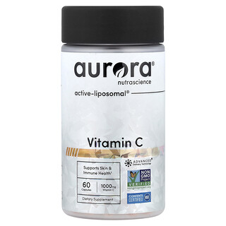 Aurora Nutrascience, Vitamin C, 60 Capsules