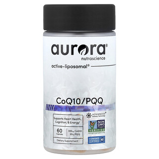Aurora Nutrascience, CoQ10/PQQ, 60 Kapseln