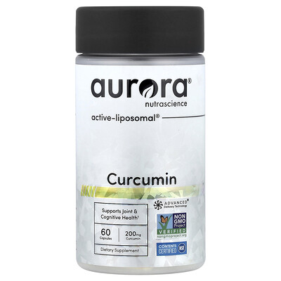 Aurora Nutrascience, Curcumina, 60 cápsulas