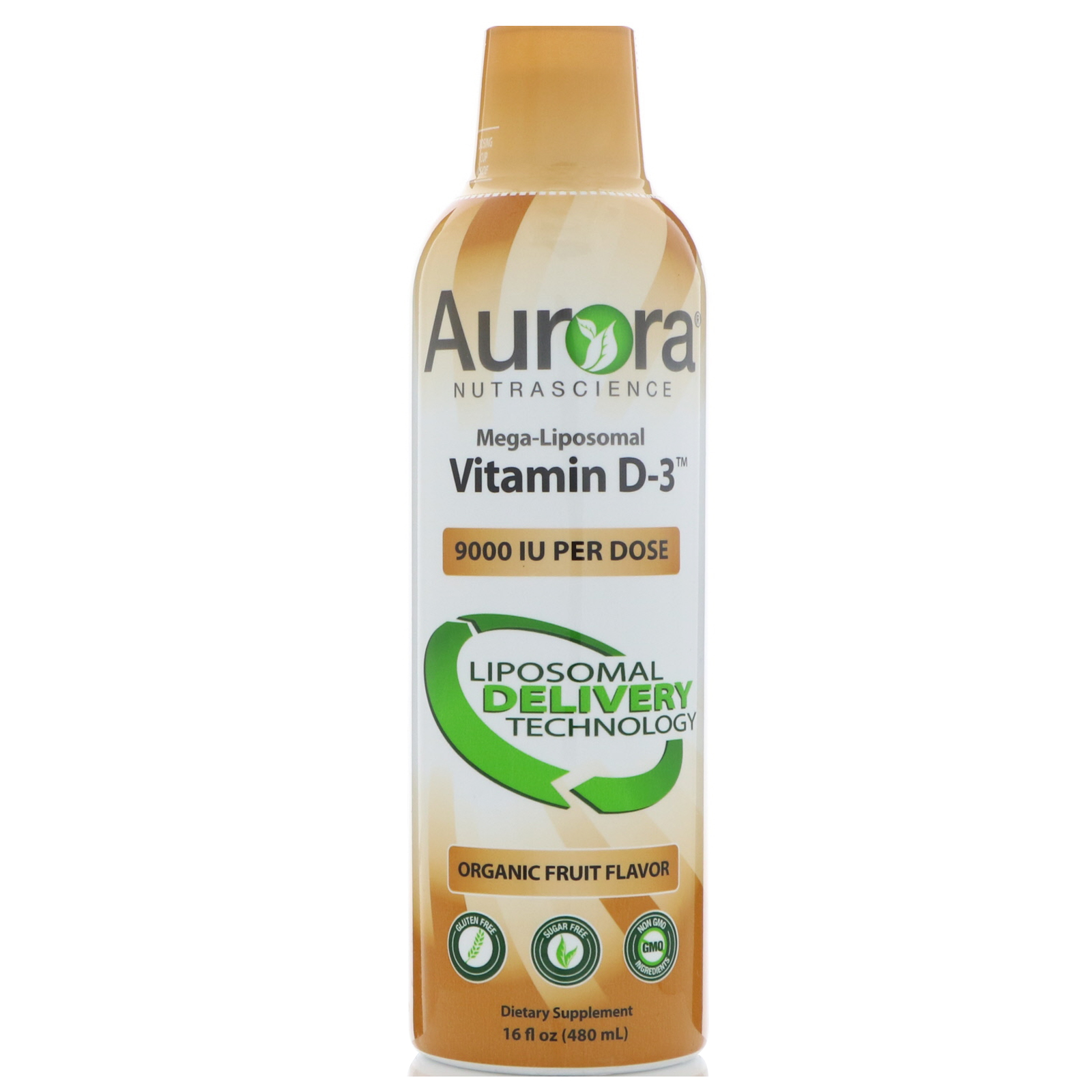 Aurora Nutrascience Mega Liposomal Vitamin D3 Organic