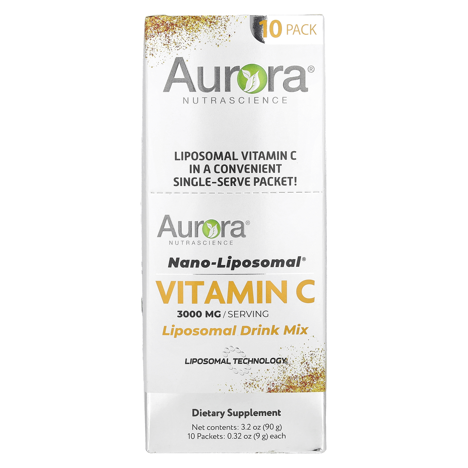 Nano-Liposomal®, Vitamin C, Liposomal Drink Mix, 10 Packets, 0.32