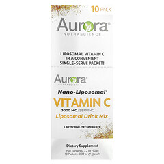Nano-Liposomal®, вітамін C, ліпосомальна суміш для приготування напою, 10 пакетиків по 9 г (0,32 унції)