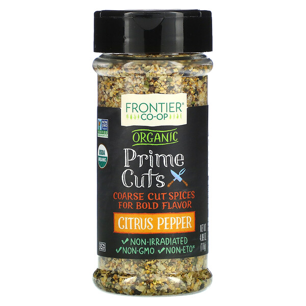Organic Prime Cuts, Citrus Pepper, 4.09 oz (116 g)