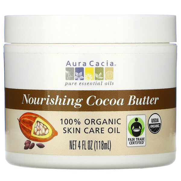 Aura Cacia, ナリッシングココアバター、118ml（4液量オンス）