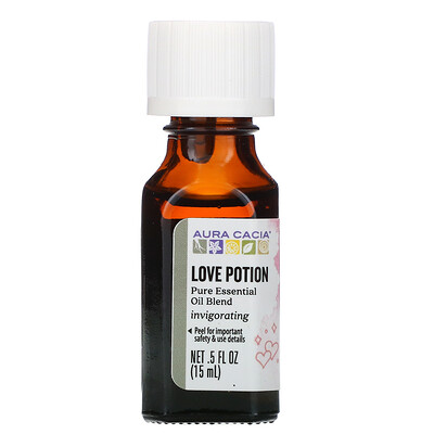 Aura Cacia чистое эфирное масло, «Любовное зелье», 15 мл (0,5 жидк. унции)