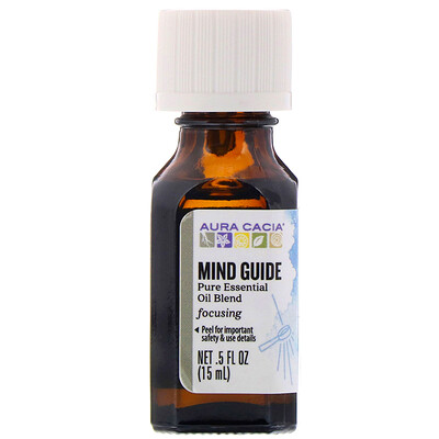 

Aura Cacia Смесь чистых эфирных масел, «Очищение мыслей», 15 мл