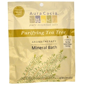 Отзывы о Аура Кация, Aromatherapy Mineral Bath, Purifying Tea Tree , 2.5 oz (70.9 g)