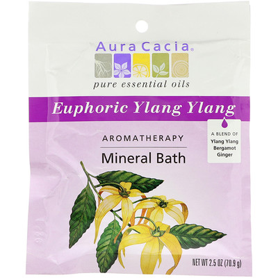Купить Ароматерапевтическая минеральная ванна, Euphoric Ylang Ylang, 70.9 г