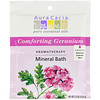 Aura Cacia, Aromatherapy Mineral Bath, Comforting Geranium, 2.5 oz (70.9 g)