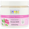 Aura Cacia, Baño Mineral de Aromaterapia, Geranio Reconfortante, 16 oz (454 g)