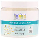 Aura Cacia, Ароматерапевтическое средство для ванны с минералами, успокаивающая ромашка, 16 унций (454 г) отзывы