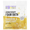 Aura Cacia, 아로마테라피 거품 목욕제, 리프레싱 귤 & 자몽, 70.9g(2.5oz)