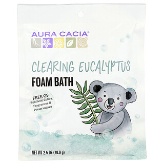 Aura Cacia, Schuimbad, zuiverende eucalyptus, 70,9 g