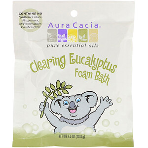Отзывы о Аура Кация, Clearing Foam Bath, Eucalyptus, 2.5 oz (70.9 g)
