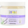 Aura Cacia, Aromatherapy Mineral Bath, Relaxing Lavender, 16 oz (454 g)