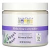 Aura Cacia, Banho Mineral de Aromaterapia, Lavanda Relaxante, 16 oz (454 g)