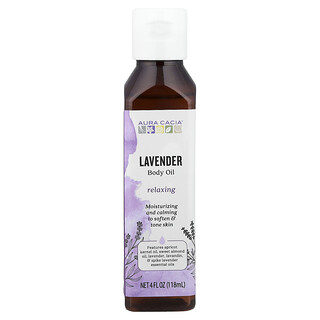 Aura Cacia, Huile pour le corps, Lavande, 118 ml