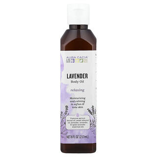 Aura Cacia, Huile pour le corps, Lavande, 237 ml