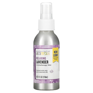 Aura Cacia, Aromatherapy Spray pour le corps et la maison, Lavande relaxante, 4 fl oz (118 ml)