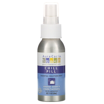 

Aura Cacia Chill Pill мист Essential Solutions, 2 жидких унции (59 мл)