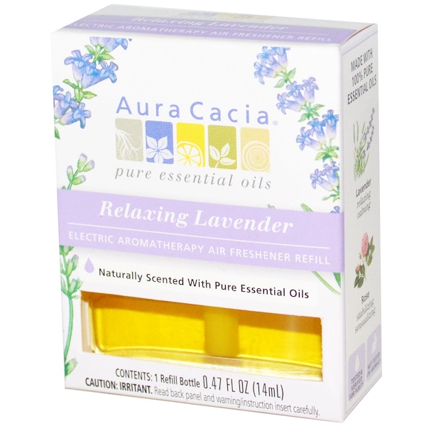 Aura Cacia, Electric Aromatherapy Air Freshener Refill, Relaxing