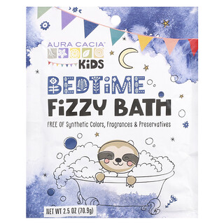 Aura Cacia, Baño efervescente para la hora de acostarse para niños, 70,9 g (2,5 oz)