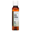 아우라 카시아, Organic, Skin Care Oil, Sweet Almond, 4 fl oz (118 ml)